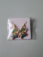 Goudkleurige Luigi Oorbellen, Ophalen of Verzenden, Nieuw, Overige materialen, Hangers
