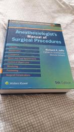 Anesthesiologist's manual of surgical procedures, Jaffe, Boeken, Studieboeken en Cursussen, Ophalen of Verzenden, Beta