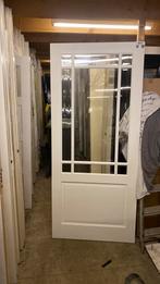 Verschillende Stompe paneeldeur 93x211.5 cm met glas, Doe-het-zelf en Verbouw, Deuren en Horren, Ophalen, 80 tot 100 cm, Binnendeur