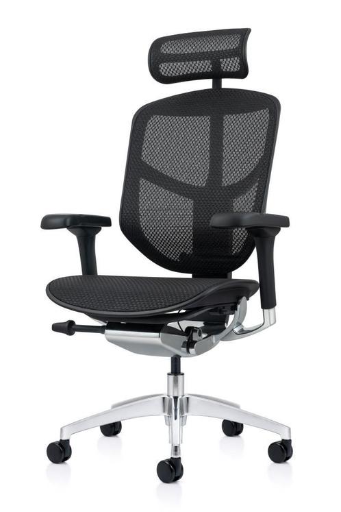 NEW ERGOHUMAN Ergonomische Design Bureaustoel COMFORT ENJOY, Huis en Inrichting, Bureaustoelen, Nieuw, Bureaustoel, Zwart, Ergonomisch