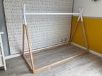 Childhome Tipi Bed Frame – 90x200 cm, Ophalen, 85 tot 100 cm, Zo goed als nieuw, Matras
