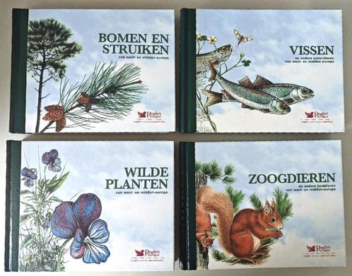 Vier Veldgidsen Readers Digest: Vissen, Zoogdieren, Bomen..., Boeken, Natuur, Zo goed als nieuw, Bloemen, Planten en Bomen, Ophalen of Verzenden