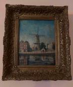 Schilderij molen de valk leiden, Ophalen of Verzenden