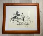 Mickey Mouse met Pluto afbeelding, Ophalen, Mickey Mouse, Zo goed als nieuw, Plaatje of Poster