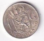 1 Gulden 1966 Zeer fraai met Patina, 1 gulden, Koningin Juliana, Verzenden, Zilver