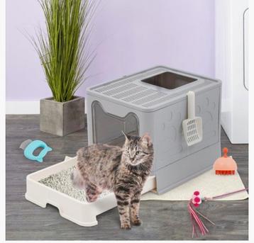 Opvouwbare kattenbak  beschikbaar voor biedingen