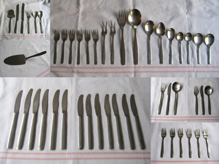 Gero Zilmeta model 515 Rumba - diverse bestekdelen, Huis en Inrichting, Keuken | Bestek, Gebruikt, Los bestek, Rvs of Chroom, Vaatwasserbestendig