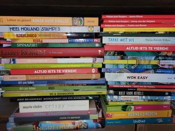 40+ kookboeken , gaat voor weinig weg. beschikbaar voor biedingen