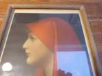 Prent van de heilige Fabiola in strakke lijst, J. Henner, Antiek en Kunst, Ophalen of Verzenden