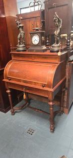 Antieke Rolluik Secretaire - ca. 1900, Antiek en Kunst, Ophalen