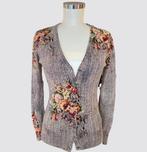 Gc Fontana – Wol/cashmere – Vest – Beige/donderblauw, Niet ingevuld, Gc Fontana, Beige, Niet ingevuld