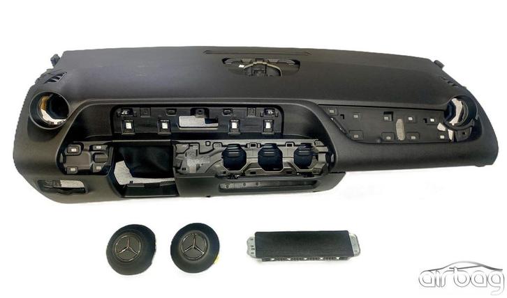 MERCEDES B-KLASSE W247 GLA H247 airbag set dashboard gordel, Auto-onderdelen, Dashboard en Schakelaars, Gebruikt, Ophalen of Verzenden