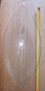 Glazen schaal bladmotief - 54 cm, Ophalen