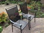 2 Zeer fraaie Royal Garden 'Excelsior' tuinstoelen., Tuin en Terras, Ophalen, Zo goed als nieuw, Metaal, Stapelbaar