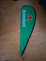 Heineken bier Beach vlag Frankrijk 160 x 60 cm, Verzamelen, Biermerken, Ophalen of Verzenden, Zo goed als nieuw, Reclamebord, Plaat of Schild