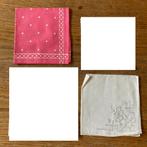 Vintage zakdoekjes dames - nieuw, Ophalen of Verzenden