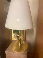 Gouden lamp met witte kap, Ophalen, Gebruikt, -, -