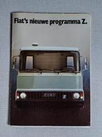 Brochure / Folder FIAT - Programma Z, Ophalen of Verzenden, Gelezen, Overige merken