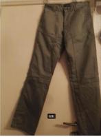 NIEUWE doubleface Jeans spijkerbroek kaki Groen LANG W34 L35, Verzenden, Nieuw, Overige kleuren, W33 - W34 (confectie 48/50)