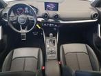 Audi Q2 1.4 TFSI 150pk S-Line S-Tronic Trekhaak, Cruise cont, Gebruikt, 4 cilinders, Leder en Stof, Zwart