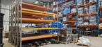 Gebruikte magazijn stelling pallet stelling complete set, Ophalen of Verzenden