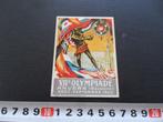 sticker poster olympische spelen antwerpen anvers 1920, Ophalen, Zo goed als nieuw, Bedrijf of Vereniging
