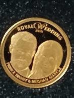 Goud munt Harry&Meghan, Ophalen of Verzenden, Nieuw, Overige onderwerpen