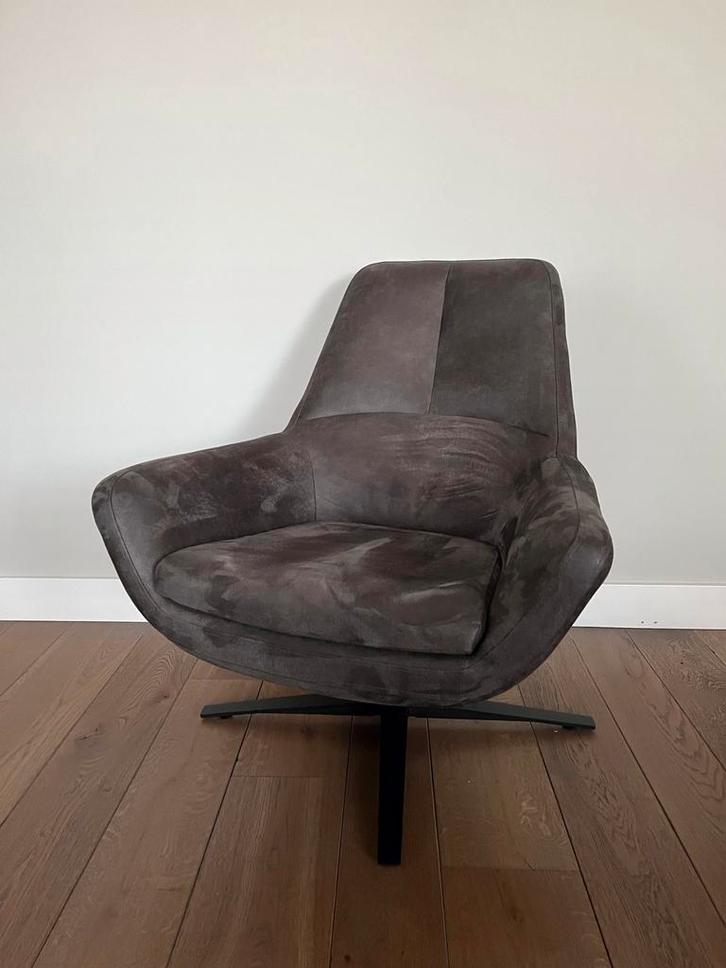 Mooie Draaifauteuil Darwin, Huis en Inrichting, Fauteuils, Gebruikt, Stof, 75 tot 100 cm, Ophalen