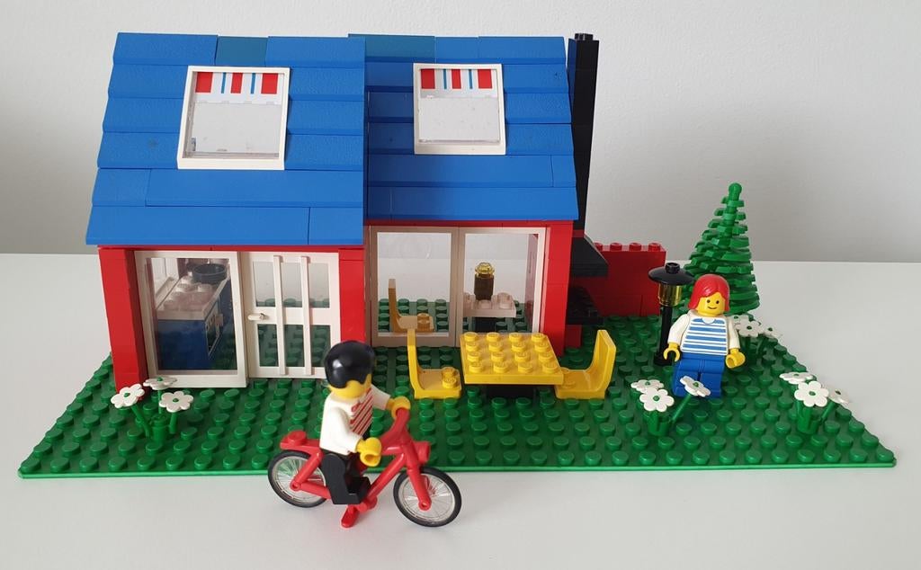 Vintage Lego huis weekend home 6370 incl doos handleiding, Kinderen en Baby's, Speelgoed | Duplo en Lego, Ophalen of Verzenden