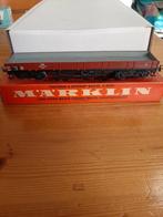 Märklin 4514 lageboordwagen (lang) H0, Hobby en Vrije tijd, Modeltreinen | H0, Wisselstroom, Wagon, Ophalen of Verzenden, Zo goed als nieuw