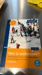 Nel Verhoeven - Wat is onderzoek?, Boeken, Wetenschap, Ophalen of Verzenden, Zo goed als nieuw, Nel Verhoeven