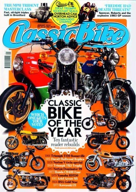 Classic Bike Magazine januari 2014, Verzenden, Gelezen