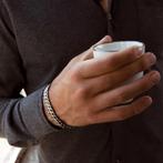 Stalen Armband Franse Gourmetschakel, Sieraden, Tassen en Uiterlijk, Armbanden, Ophalen of Verzenden, Nieuw, Zilver, Staal