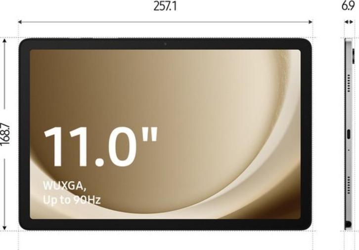 Samsung Galaxy Tab A9 Plus 11 inch - 128GB - Gray, Computers en Software, Android Tablets, Zo goed als nieuw, 11 inch, 64 GB, Ophalen of Verzenden