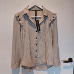 nieuwe ZIP 73 blouse in kit kleur, ZIP73 maat M travelstof, Maat 38/40 (M), Beige, Nieuw, Zip73