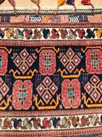 Vintage handgeknoopt perzisch tapijt afshar 62x74, Info@SlatsAntiek.nl, 50 tot 100 cm, Perzisch, Rechthoekig