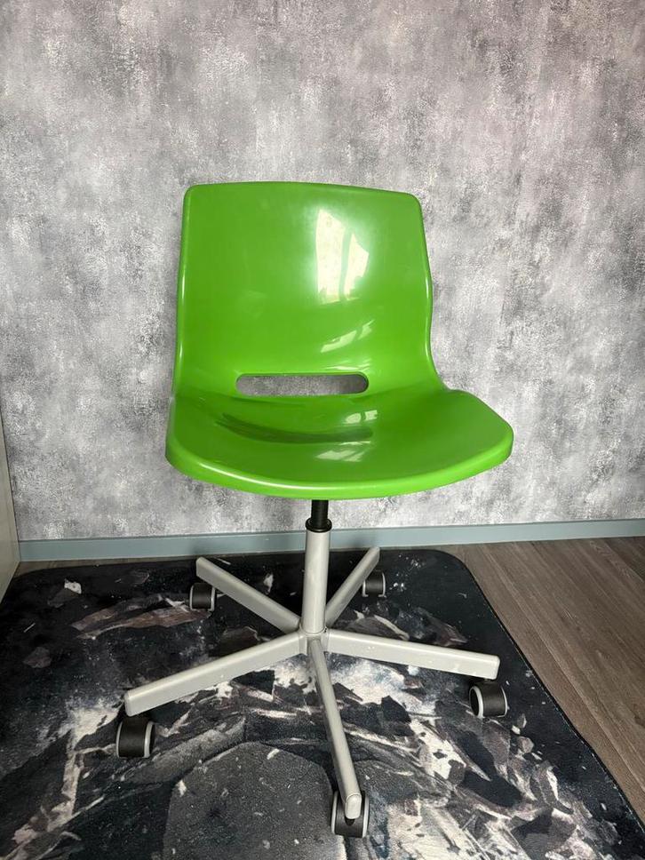 IKEA Snille Groene Bureaustoel, Huis en Inrichting, Bureaustoelen, Gebruikt, Bureaustoel, Groen, Ophalen