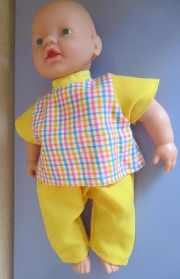 Little Baby pop32c poppenkleertjes poppenkleding gele set203 beschikbaar voor biedingen