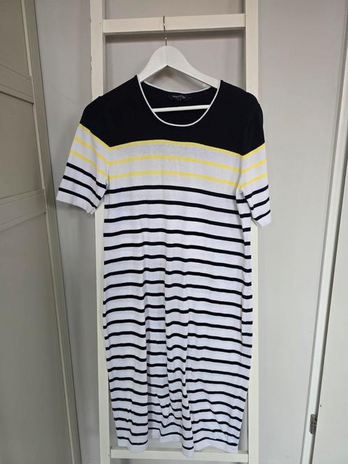 Bloomings gestreepte jurk - Maat L, Kleding | Dames, Jurken, Zo goed als nieuw, Maat 42/44 (L), Wit, Knielengte, Ophalen of Verzenden