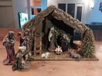 Kerststal met kerstfiguren, Diversen, Kerst, Ophalen, Gebruikt