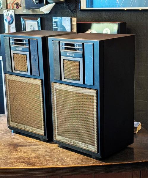 Philips LSB385 luidsprekers, Audio, Tv en Foto, Luidsprekers, Zo goed als nieuw, Front, Rear of Stereo speakers, Philips, Ophalen of Verzenden