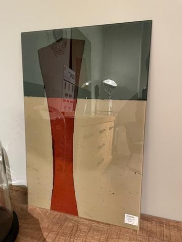 Te koop: Trendhopper glas schilderij  beschikbaar voor biedingen