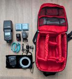 Flitsers met accesoires in opbergtas/rugzak, Ophalen of Verzenden, Zo goed als nieuw, Overige merken, Kantelbaar