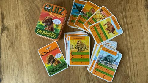 Quiz kaarten Dinosauriërs, Verzamelen, Speelkaarten, Jokers en Kwartetten, Zo goed als nieuw, Ophalen of Verzenden