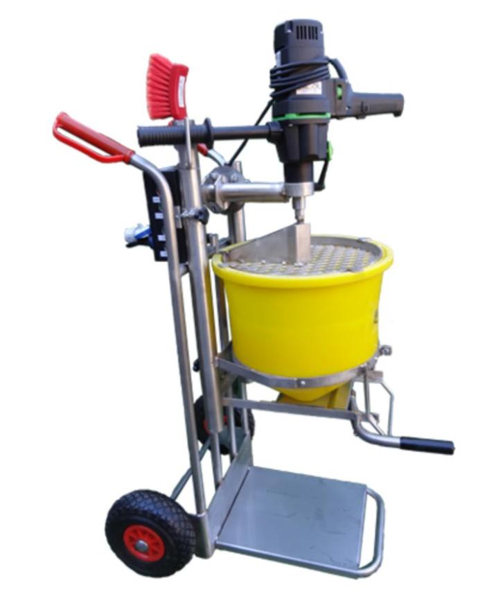 Gemack Mortelmenger met tapfunctie, Doe-het-zelf en Verbouw, Gereedschap | Overige machines, Nieuw, Ophalen of Verzenden