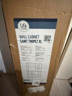 Zwarte stalen wandkast - Saint Tropez XL, Huis en Inrichting, Ophalen, Met plank(en), Nieuw, Minder dan 150 cm