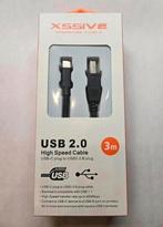 USB-C naar USB-B 2.0 Kabel - 3 Meter Printkabel, Computers en Software, Printerbenodigdheden, Ophalen of Verzenden, Nieuw, Printerkabel