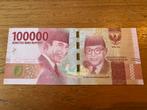 Indonesië 100.000 rupiah aunc, Postzegels en Munten, Bankbiljetten | Azië, Ophalen of Verzenden