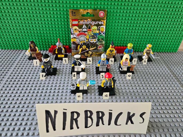 Lego 71001 verzamel minifiguren serie 10 Los, Kinderen en Baby's, Speelgoed | Duplo en Lego, Zo goed als nieuw, Lego, Complete set