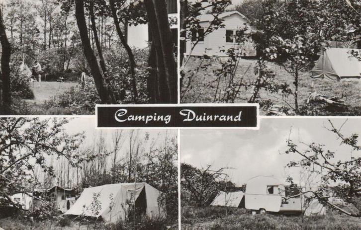 woz080 Westerschouwen Camping Duinrand 1963 gelopen, Verzamelen, Ansichtkaarten | Nederland, Gelopen, Zeeland, 1960 tot 1980, Ophalen of Verzenden